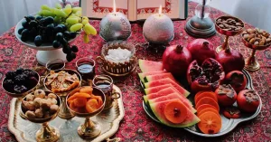 همه چیز درباره خوراکی ها و نمادهای شب یلدا