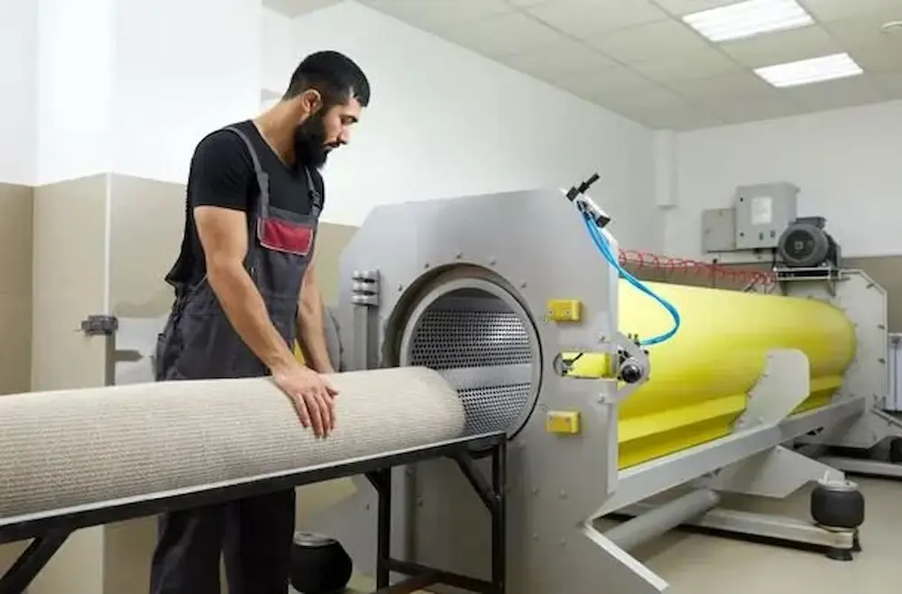 سرعت و کارایی از مزایای استفاده از دستگاه‌های قالیشویی