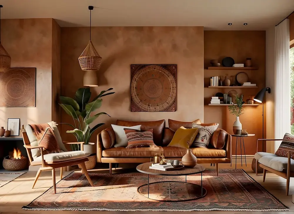 قهوه ای غنی با تن خنثی