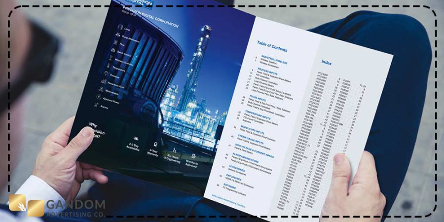 قیمت طراحی کاتالوگ در طرح گندم