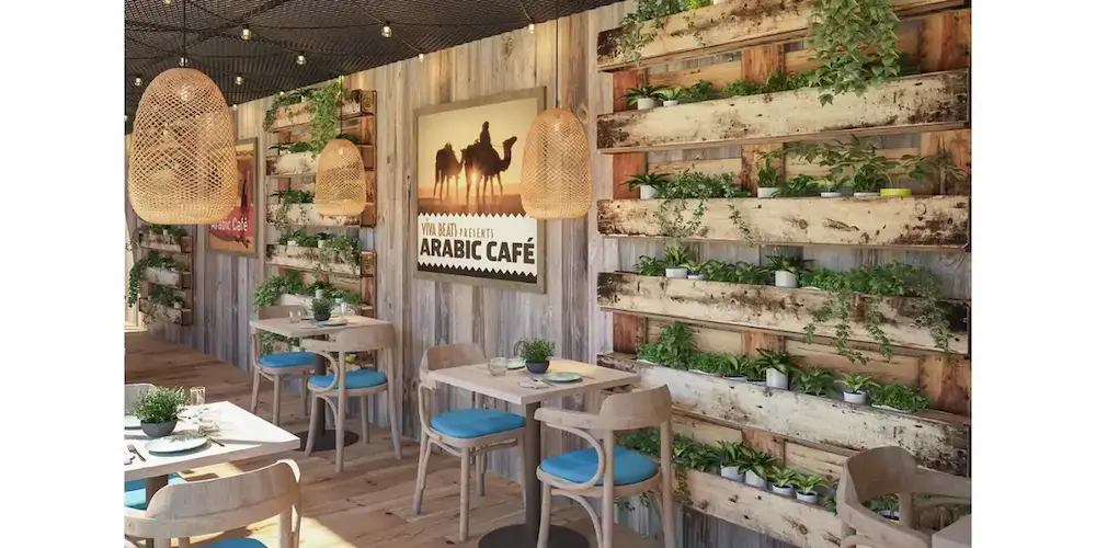 طراحی دکوراسیون کافه بار کوچک